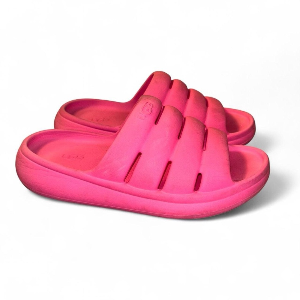 UGG Bright Pink Slide Sandals